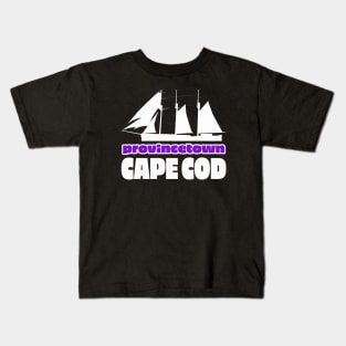 Provincetown Ship Graphic Kids T-Shirt